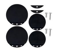 Scupper Valves, Boat Flapper Replacement, 4-Piece Rubber Marine Drainage Kit, Strong Non-Corrosive Design, For Kayak Yacht Fishing Saltwater Lake Speedboat Dock Repair Use, 1.87 Inches