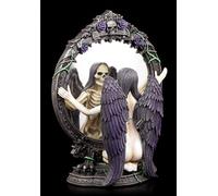 Scuro Angelo Figura - Mirroring Del Schicksals - Nemesis Now Gotico Specchio