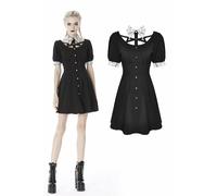 Scuro IN Love Punk Bianco Bavero Colletto Pizzo Teschi Gotico Alternative Abito