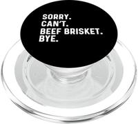 Scusa Can't Beef Brisket Bye Bye - BBQ Barbeque Cook Chef PopSockets PopGrip per MagSafe
