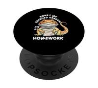 Scusa Drago Barbuto Mangiato Compiti A Casa Fuga Piano Beardie Detto PopSockets PopGrip Adesivo