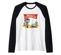 Scusa Ho Rovinato Divertente Vite Gioco di Parole Meme Cowboy Desert Joke Maglia con Maniche Raglan