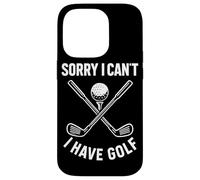 Scusa I Can't I Have Golf Divertente Citazione Golf Custodia per iPhone 14 Pro