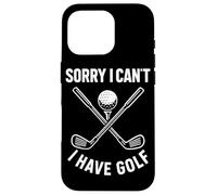 Scusa I Can't I Have Golf Divertente Citazione Golf Custodia per iPhone 16 Pro