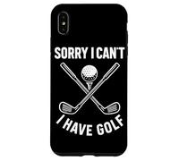 Scusa I Can't I Have Golf Divertente Citazione Golf Custodia per iPhone XS Max