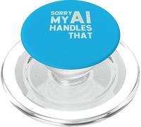 "Scusa, La mia IA gestisce quello" sarcasmo vintage angosciato PopSockets PopGrip per MagSafe