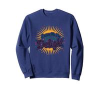 Scusa Me, I'm Actually A Delight - Witty Sunburst Citazione Felpa, Unisex per Adulti, Navy, XXL