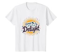 Scusa Me, I'm Actually A Delight - Witty Sunburst Citazione Maglietta, Bambini, Bianco, 3 Anni