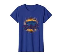 Scusa Me, I'm Actually A Delight - Witty Sunburst Citazione Maglietta, Donna, Blu Reale, 3XL