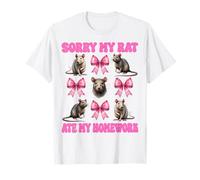 Scusa, My Rat Ate My Homework, Rat Girl, Mouse, Coquette, fiocco Maglietta