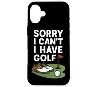 Scusa Non Posso Avere Scarpe Da Golf Campo Da Pallina Custodia per iPhone 16 Plus