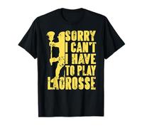 Scusa Non Posso Devo Giocare A Lacrosse Citazione Maglietta