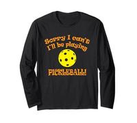 Scusa, Non Posso Giocare a Pickleball Funny Design Maglia a Manica