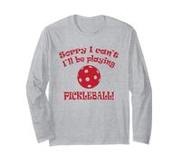 Scusa, Non Posso Giocare a Pickleball Funny Design Maglia a Manica
