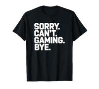 Scusa Non Posso Giocare Ciao Divertente Gamer Maglietta