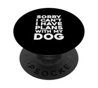 Scusa, non posso, ho piani con il mio cane PopSockets PopGrip Adesivo