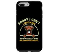 Scusa, Non posso - Ho piani con il mio Rhodesian Ridgeback Custodia per iPhone 7 Plus/8 Plus