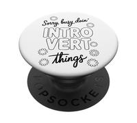 Scusa occupato a fare cose introverse PopSockets PopGrip Adesivo