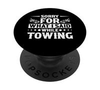 Scusa per quello che ho detto camionista uomo donna camionista PopSockets PopGrip Adesivo