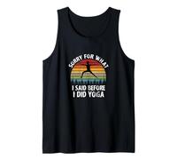 Scusa per Quello Che Ho Detto Prima di Fare Yoga! Canotta