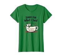 Scusa per Quello Che Ho Detto Quando Hai Cercato di svegliarmi Maglietta, Donna, Verde Mela, 3XL