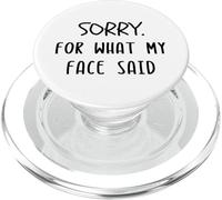 Scusa per quello che il mio viso ha detto divertente sarcastico detto PopSockets PopGrip per MagSafe