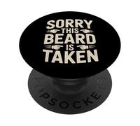 Scusa, questa barba è presa. Barba divertente, dice PopSockets PopGrip Adesivo