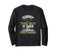 Scusa, Questo ragazzo è preso da un programmatore intelligente e sexy Maglia a Manica