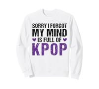 Scusa se Ho dimenticato la mia Mente è FLL di KPOP K-Pop Merch Felpa