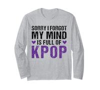 Scusa se Ho dimenticato la mia Mente è FLL di KPOP K-Pop Merch Maglia a Manica