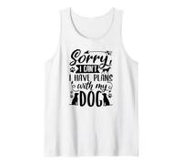 Scusa se Non Posso Avere Piani con Il Mio Cane - Funny Dog Lover Canotta