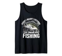 Scusa se Non stavo ascoltando, stavo pensando agli Amanti della Pesca Canotta