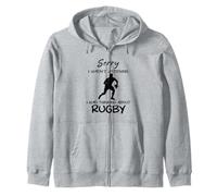 Scusa se Non stavo ascoltando, stavo pensando al Rugby Divertente Felpa con Cappuccio