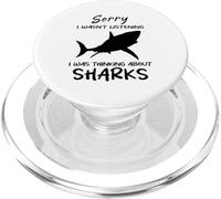 Scusa se non stavo ascoltando, stavo pensando all'umorismo degli squali PopSockets PopGrip per MagSafe