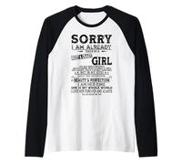 Scusa se Sono già Presa, è Nata a Dicembre. Compleanno Maglia con Maniche Raglan