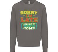Scusa Se Sono In Ritardo Divertente Slogan Felpa Uomo