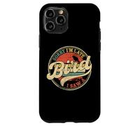 Scusa se sono in ritardo, ho visto un uccello, divertente, amante degli uccelli, vintage Custodia per iPhone 11 Pro