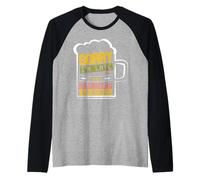 Scusa se Sono in Ritardo, stavo bevendo Birra, Divertente Amante degli alcolici Maglia con Maniche Raglan