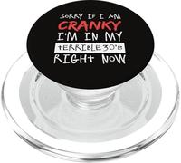 Scusa se sono irritabile, sono nei miei terribili 30 anni in questo momento divertente PopSockets PopGrip per MagSafe