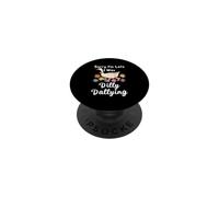 Scusa, sono in ritardo, ero Dilly Dallying Goose scherzo divertente PopSockets PopGrip Adesivo