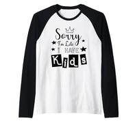 Scusa, Sono in Ritardo, Ho dei Figli, Mamma, papà Maglia con Maniche Raglan