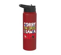 Scusa, sono in ritardo, ho visto un uccello Stainless Steel Insulated Water Bottle