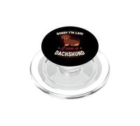 Scusa, sono in ritardo, ho visto uno scherzo introverso sarcastico di bassotto PopSockets PopGrip per MagSafe