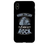 Scusa, sono in ritardo, ho visto uno scherzo introverso sarcastico rock Custodia per iPhone XS Max