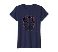 Scusa Sono in Ritardo, Il Mio Gatto Era Carino Maglietta, Donna, Navy, M