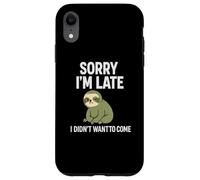 Scusa Sono in ritardo, non volevo venire bradipo Custodia per iPhone XR