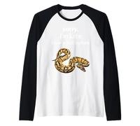 Scusa Sono in Ritardo Una Sega Una Palla Python Divertente Palla Python Maglia con Maniche Raglan