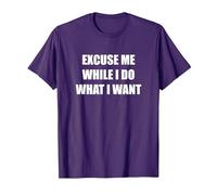 Scusami Mentre Faccio Quello Che Voglio Maglietta, Uomo, Viola, XL