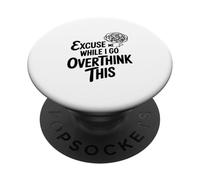 Scusami mentre vado a pensare troppo PopSockets PopGrip Adesivo