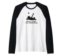 Scusate Il Ritardo, Mi stavo divertendo con l'umorismo Maglia con Maniche Raglan